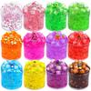 Kit de Slime Crocante de Gelatina Transparente, 12 Pacotes de Kits de Slime para Meninas, Conjunto de Slime Não Grudento para Crianças, Cola de Cristal Pré-feita DIY Slime Boba, Lodo Super Macio