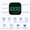 LED G4S GPS HUD Car Head Up Display 2.5 Inch Screen Digital Clock Compass Speedometer KMH Alarm On Board Computer With Holder