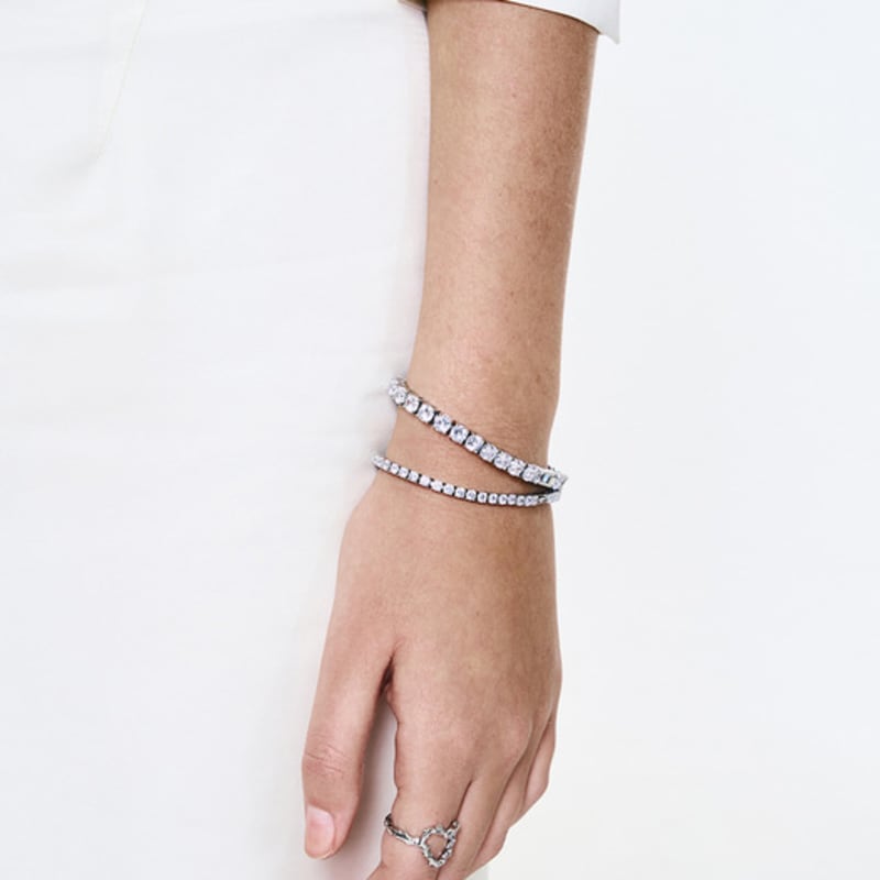 SENTIMENTS no.556 [SMALL] TENNIS CUBIC BRACELET