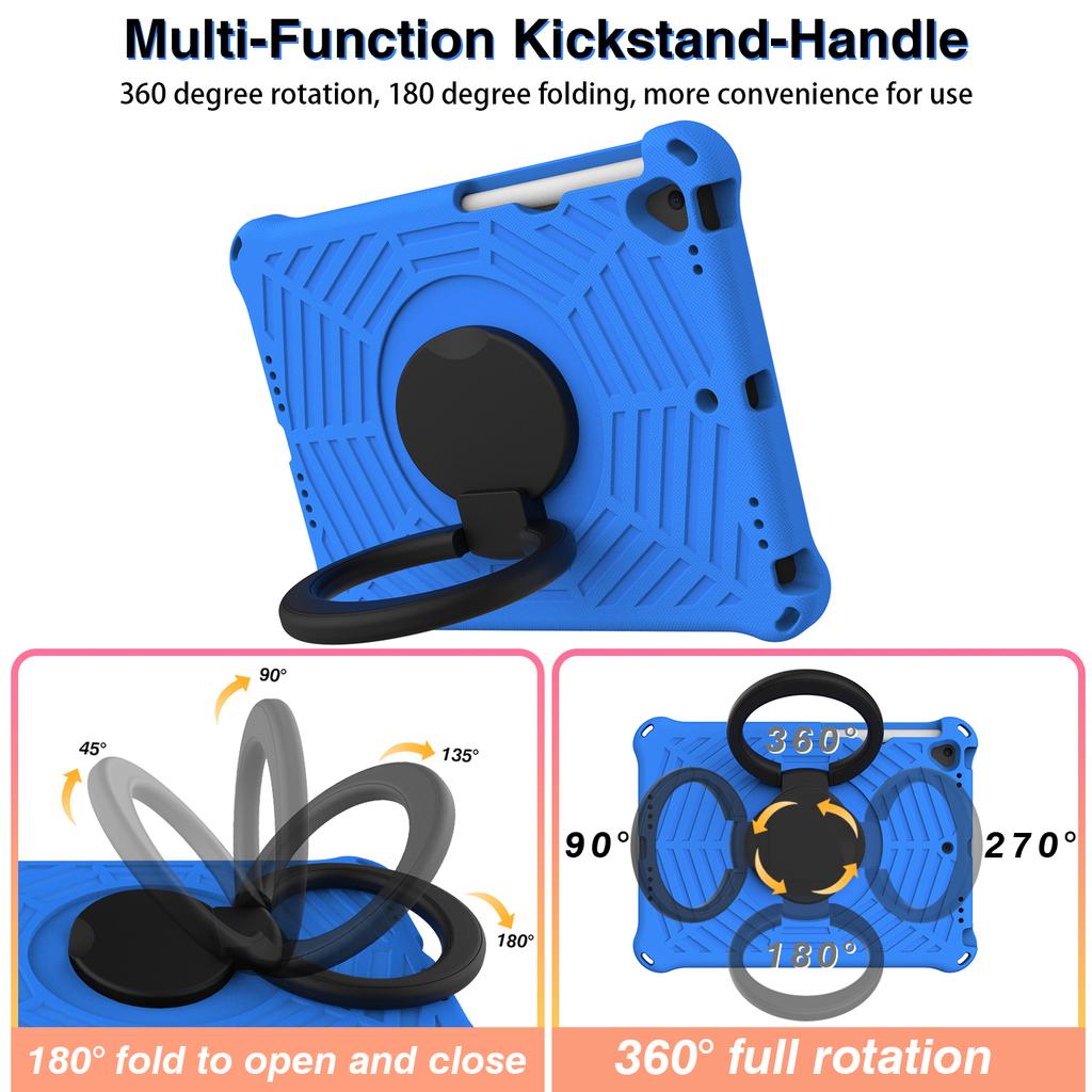 For IPad 10.2 2021 9th 2019 7th 2020 8th Air 4 5 10.9 10th 2022 Pro 9.7 11 2018 Mini 6 5 4 Case EVA Kids Safe Stand Tablet Cover