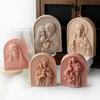 3D Gypsum Candle Mold Reusable Silicone Mold for Cake Decorating Practical Aromatherapy Crafting Mould Jewelry Supplies