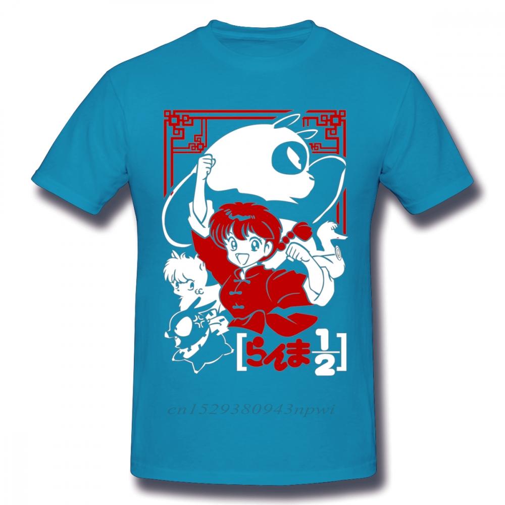 Punk Rock Unisexs Tshirt Unisexs Ranma 12 T Shirt Guys Fashion Streetwear Round Neck Faddish Design Tee Shirt