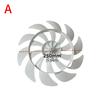 10/12inch 10 Blades Plastic Fan Blade Electric Fan Accessories Household Standing Pedestal Fan Blade Table Office Space