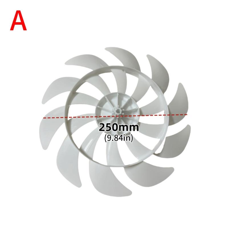 10/12inch 10 Blades Plastic Fan Blade Electric Fan Accessories Household Standing Pedestal Fan Blade Table Office Space