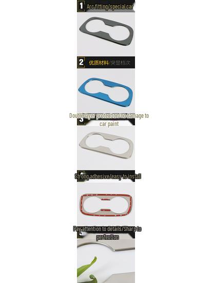 Malibu XL 16-Modell Edelstahl Dritter Reihe Getränkehalter Dekorrahmen