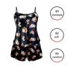 Summer Out Simulation Silk Camisole Pajamas Two-Piece Set of Fashion Printing Shorts Homewear Suit Sexy Camisole Shorts Set