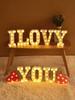 Marquee Lights In the Shape of Letters and Numbers, Dry-type Initial Lights, Decorations, Initial Objects, Large Alphabet, Perfect for Birthdays,