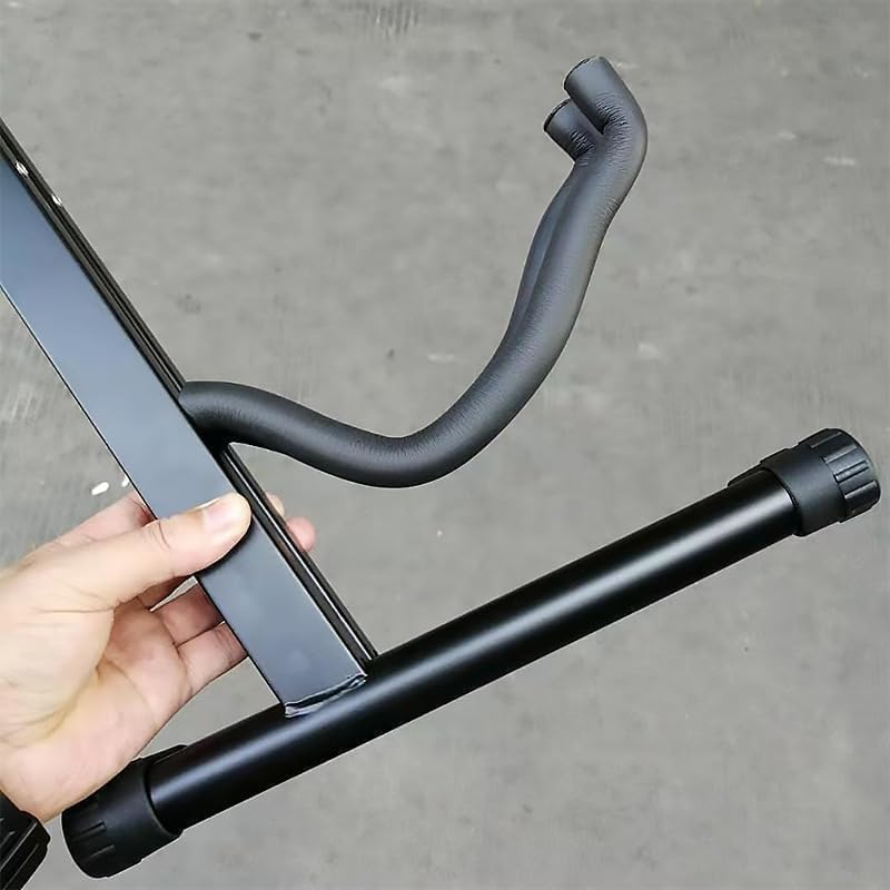 Stable Folding Guitar Stand for and Bass Black Acoustic, Electric, Guitars,