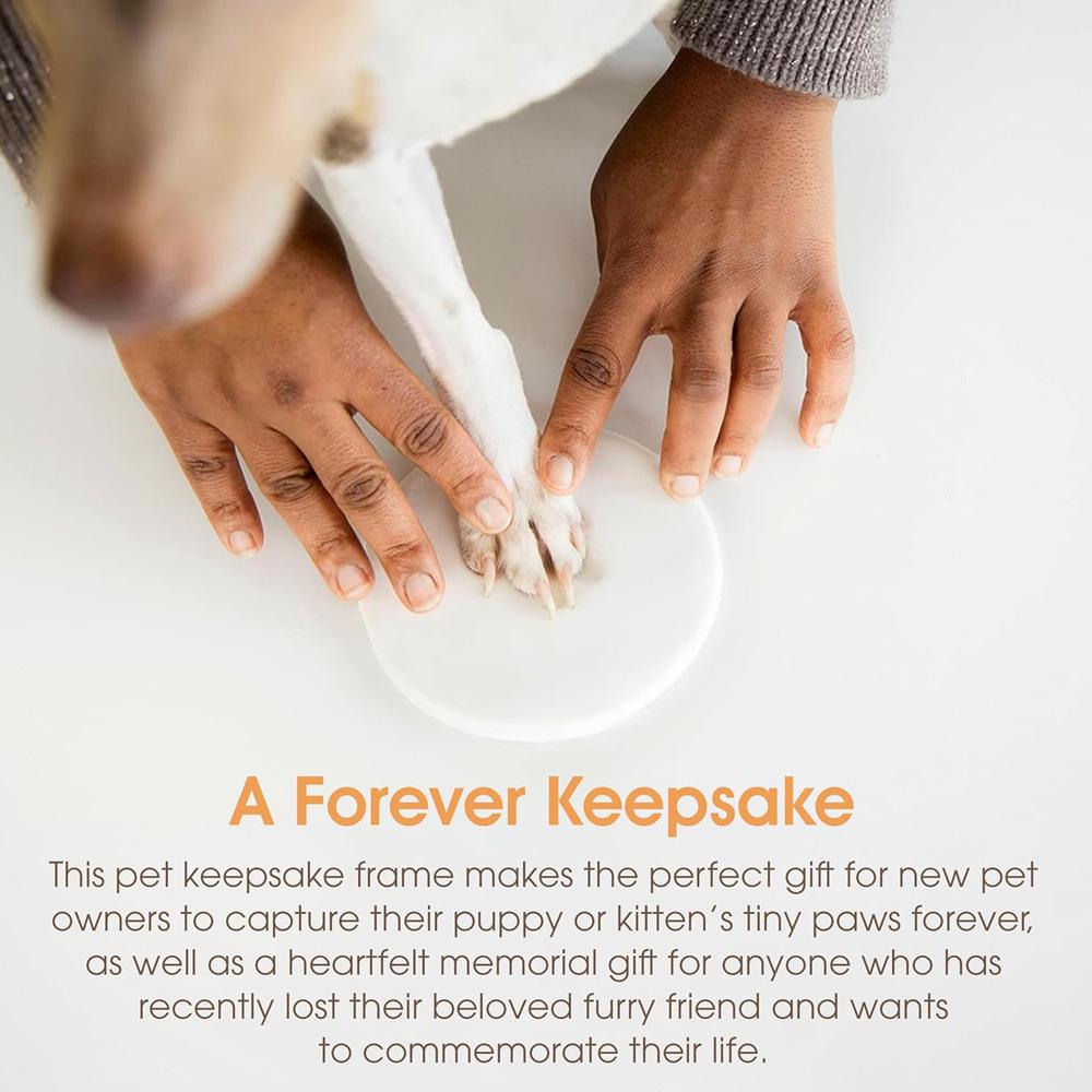 Pet Nose & Paw Print DIY Memorial Clay Set for Cats & Dogs