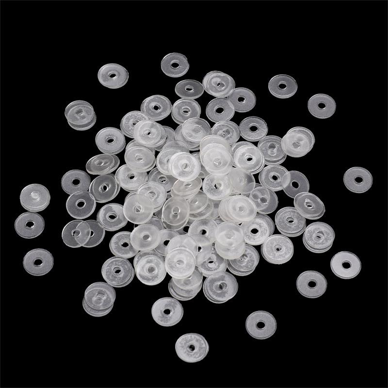 Durable Transparent PP Gasket Beads for DIY Beaded Bracelets