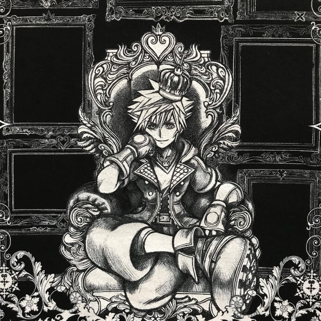 

[USED] Kingdom Hearts T-shirt Tokyo Game Show 2018 Sora L Demo Bonus