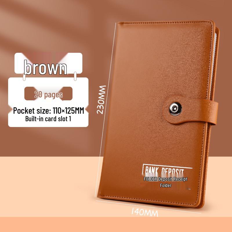 Large Capacity Multifunctional Bank Deposit Organizer & Card Holder