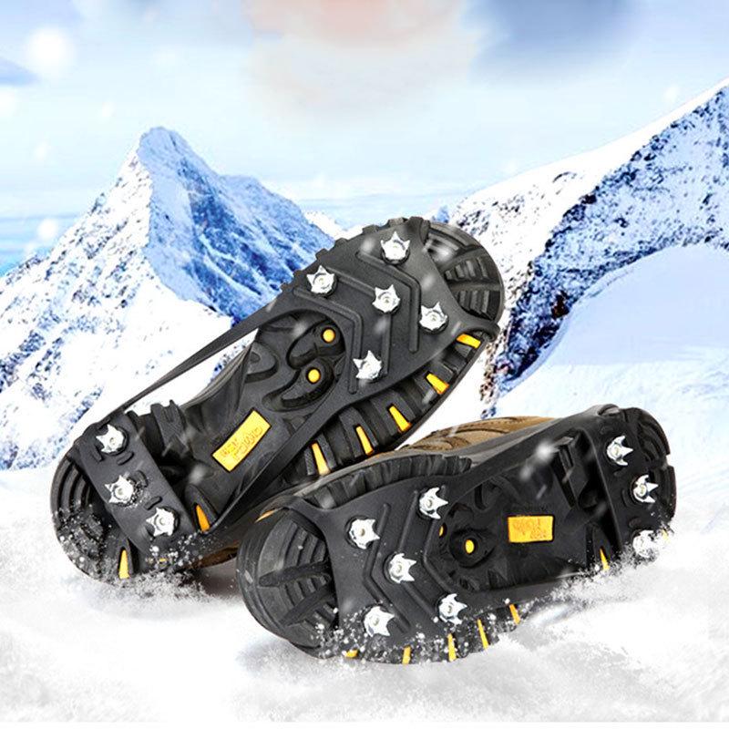 Five-Tooth Anti-Slip Ice Cleats for Snow and Outdoor Hiking
