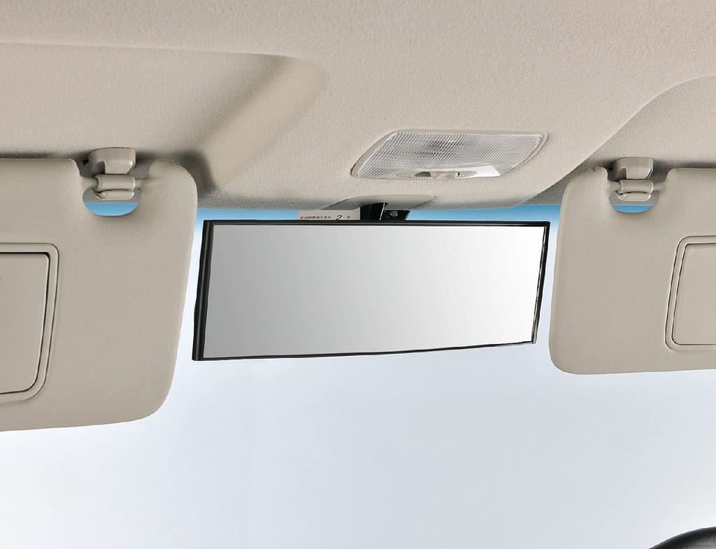 Carmate Araç Dikiz Aynası Siyah M40 3000R için Hafif Kavisli, Ayna, 270mm, Minivanlar,