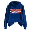 Ladies Fashion Casual Long Sleeve Printed Round Neck Hoodie Pullover Top
