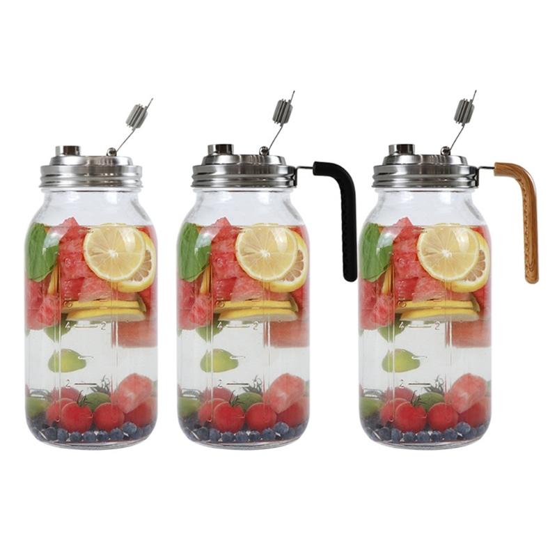 Corrosions Resistant Jar Lid With Leak Proof Spout Stainless Steel Pouring Cover Attachments Kitchen Supplies