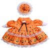 Halloween Pumpkin Costume Outdoor Decor Goose Figurine Dress-Up Outfit Party Decoration