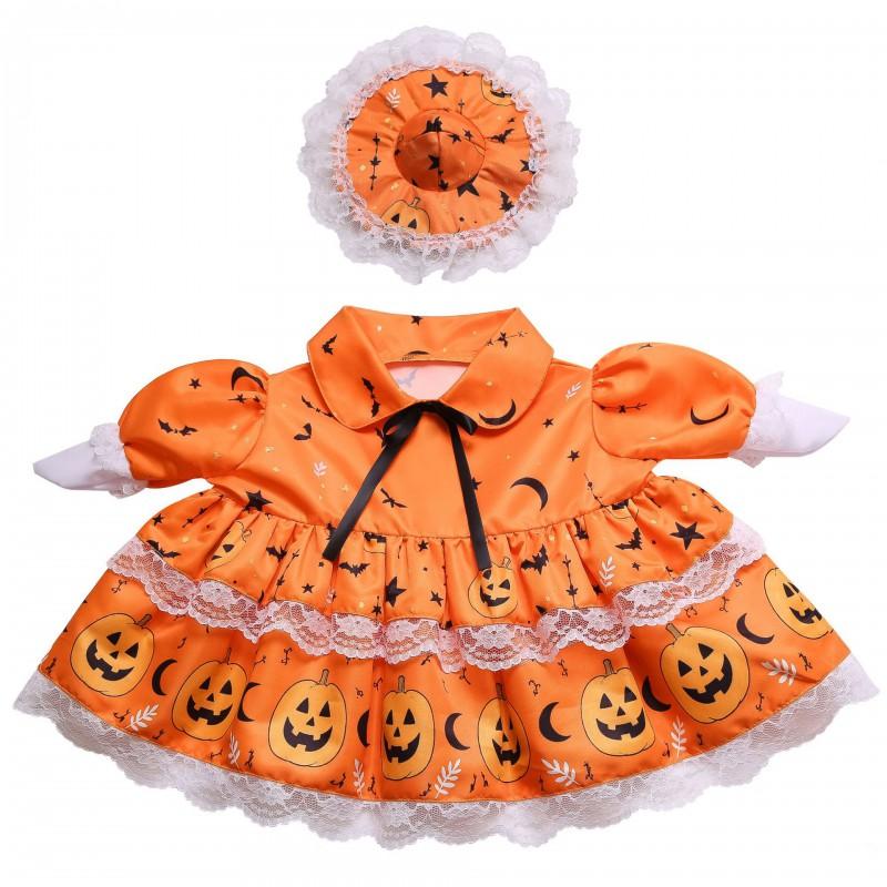 Halloween Pumpkin Costume Outdoor Decor Goose Figurine Dress-Up Outfit Party Decoration
