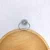 Sunflower Moissanite Ring In S925 Sterling Silver - One Carat Zircon, High-End Women's Jewelry