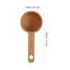 Wooden Measuring Spoon Coffee Bean Scoop Kitchen Tool Powder Condiment Simple Practical Long Lasting Home