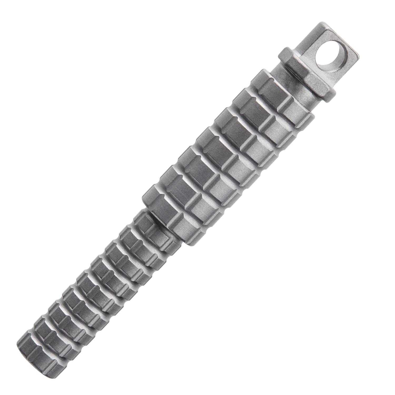 Mini Pocket Titanium Pen Smooth Writing Pocket Ballpoint Pen  EDC  Business Titanium Signature Pen (Gray,Tactical Pen)