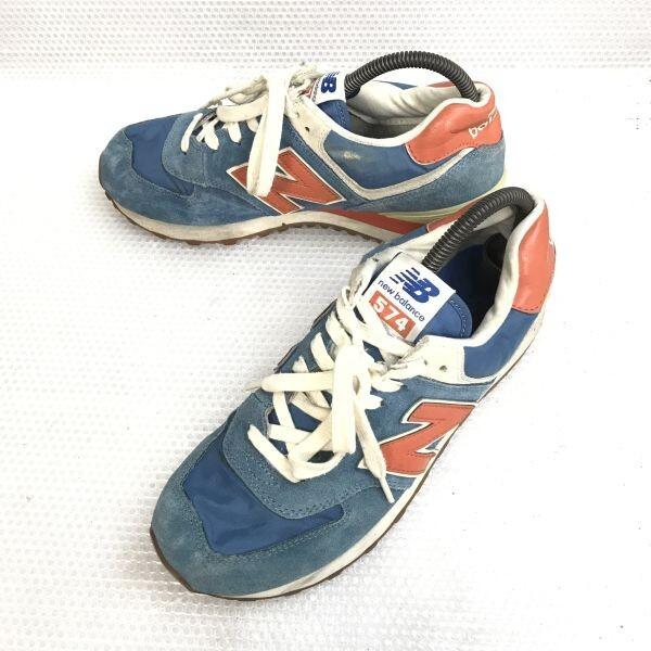 

new balance 574 Low-Cut Sneakers [26.0/Blue/Suede] Trainers