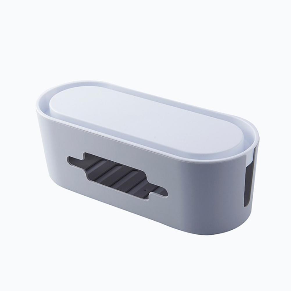 Multifunction Cable Storage Box Case Power Strip Wire Management Socket Safety Tidy Organizer