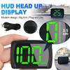 Auto Smart Speedometer Plug and Play MPH Reminder Meter Digital Head Up Display for Automobile Parts for Car Vehicle Accessories