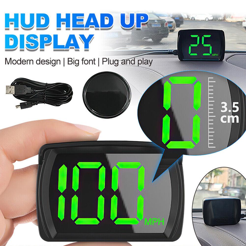 Auto Smart Speedometer Plug and Play MPH Reminder Meter Digital Head Up Display for Automobile Parts for Car Vehicle Accessories