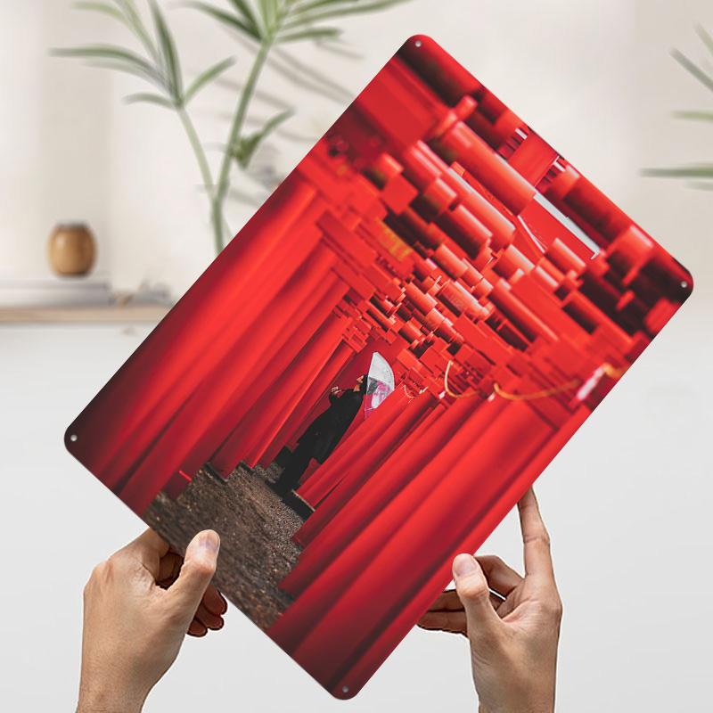

Infinite Gate Tinplate Poster Customized Wall Art Vintage Retro Metal Signs for Room Decoration Gaming Coffee Bar Accessories 7.9x11.8In(20x30cm)