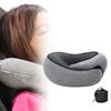 Airplane Travel Pillow Headrest Ergonomic Breathable Foldable U Shaped Soft Neck Support