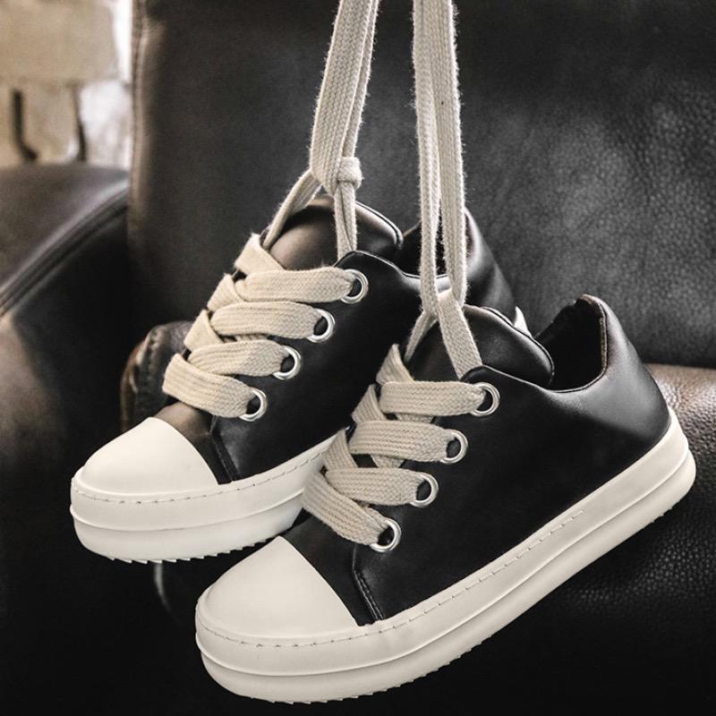 Fashion Couple Sneaker Trend Street Skateboard Shoe High Quality Leather Casual Shoes for Men Luxury Tennis Shoes Zapatos Hombre