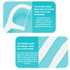 New 300pcs 600pcs Interdental Brushes Toothpick Floss Dental Toothpicks with Thread Dental Floss Reusable YAX07