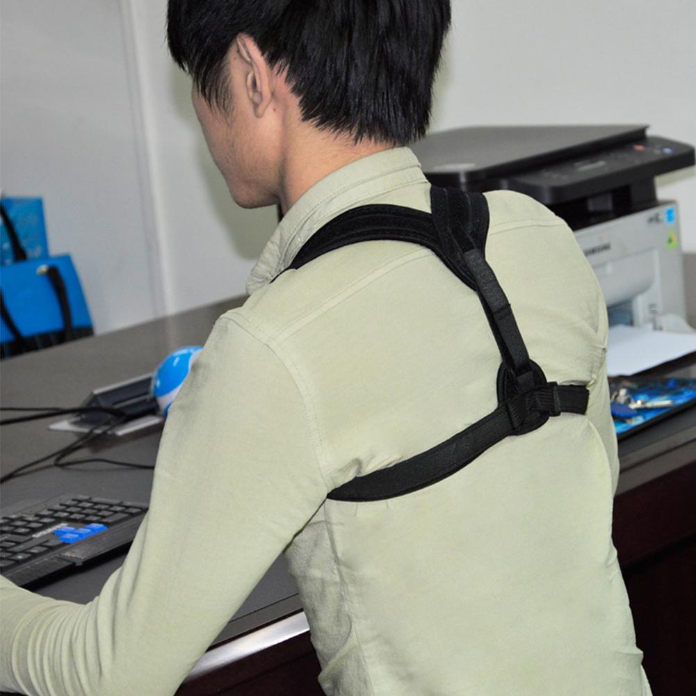 Adjustable Posture Corrector Upper Back Support Brace Corset Clavicle Correction Belt for Women and Men