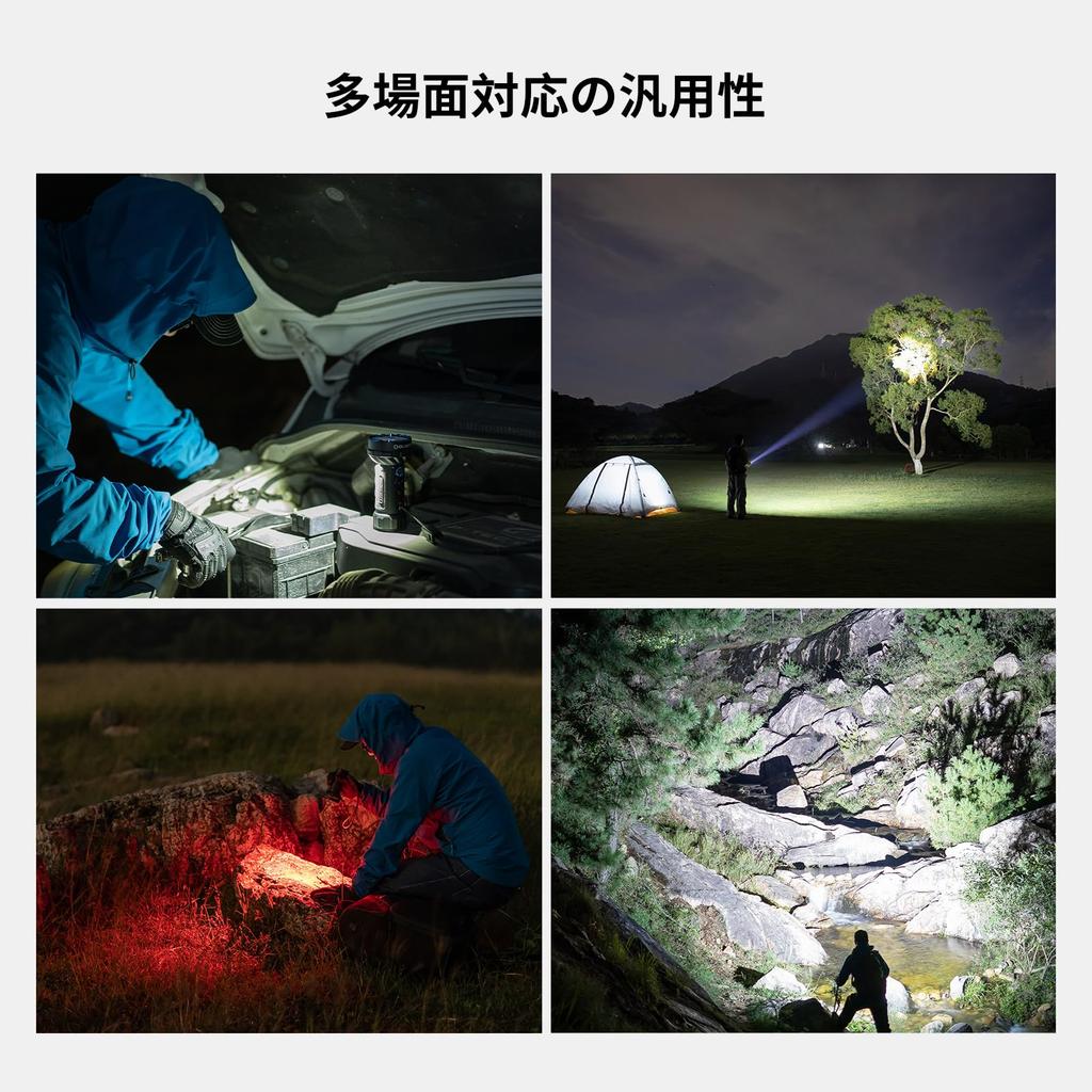 OLIGHT Marauder Mini2 LED Powerful Handheld 750m Spot 5 Emergency Power Outage Search and Work High IPX8 Emergency Flashlight, High-Performance