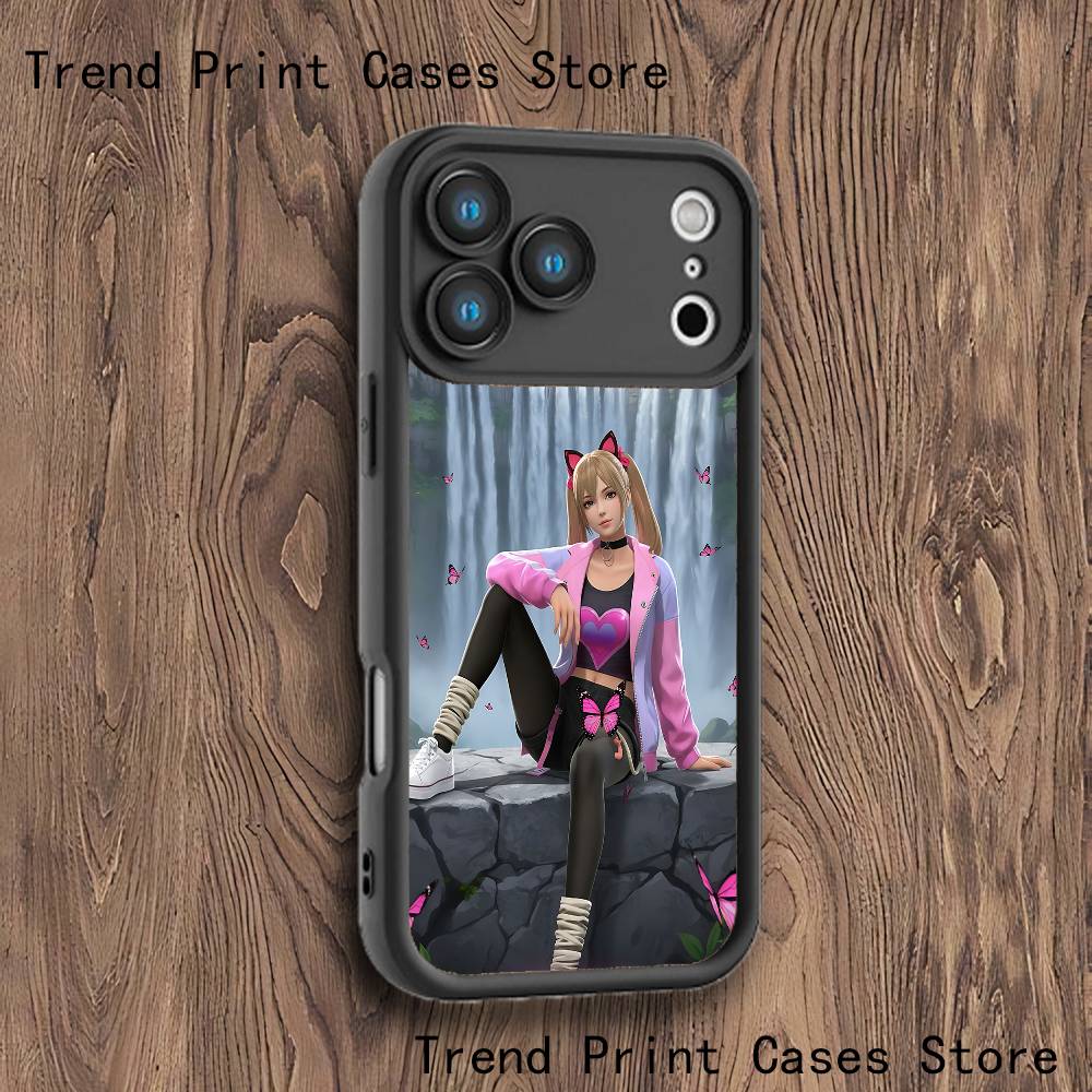 

F-Free F-Fire Emery Case For iPhone 17,16,15,14,13,12,11,Pro,Max,Plus,E,Air,Mini Premium Silicone Matte Cover iPhone 12