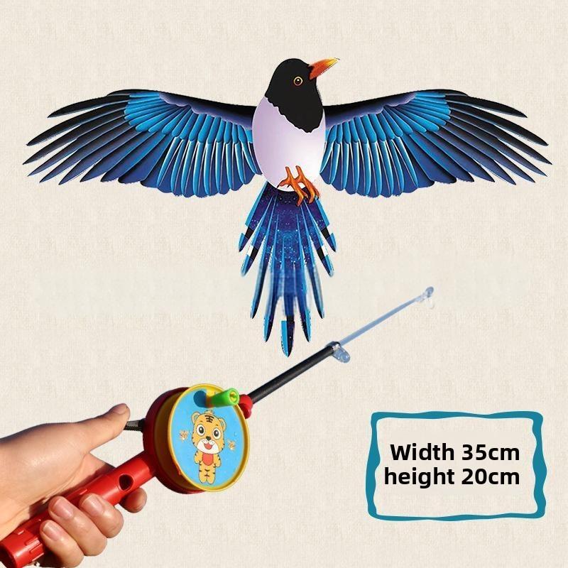 Swallow Plastic Eagle Bird Kite With Movable Wings For Kids Outdoor Fun Toys