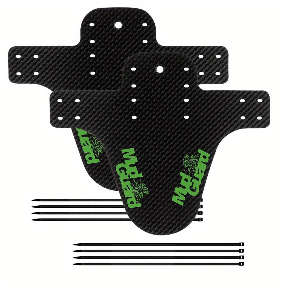 2pcs Bicycle mudguards,  carbon fiber patterned bicycle mudguards, suitable for front and rear wheels, ultralight mountain bike mudguards.