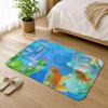 Blue F-Frutiger Aero Aqua Nostalgia Short Plush Rug Carpet Machine Washable Soft Comfortable Anti?Slip Floor Mat Home Decor