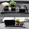 Car Ornament PVC Anti Slip Mat Cute Decoration Dashboard Non-slip Pad With Phone Number Prompt Auto Interior Accessories Gifts