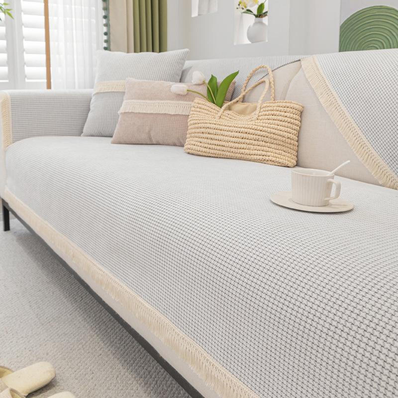 Chenille Sofa Cushion Four Seasons Universal Non-Slip Cushion New Fresh Sofa Cover Anti-Scratching Cover Cloth