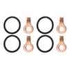 4Pcs 4928990 New Diesel Engine Fuel Injector set Thread 14MM for Cumm 6BT Engine