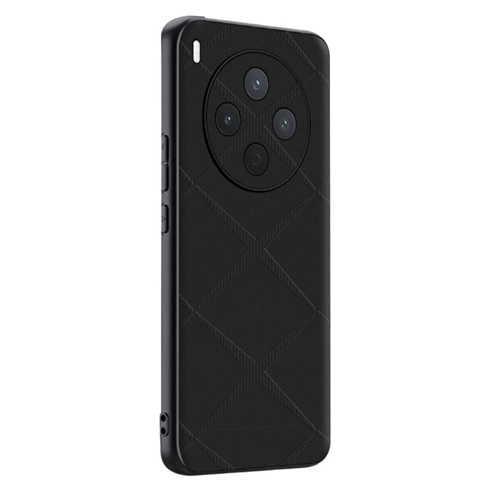 

For vivo Y500 Pro 5G Case X-Patterned TPU PU Leather PC Anti-Drop Phone Cover