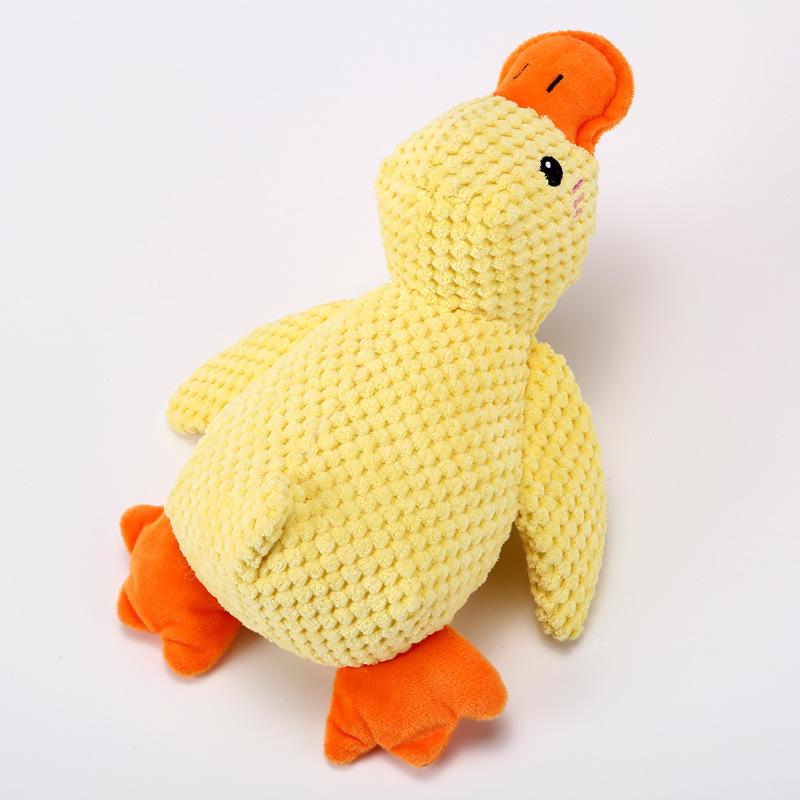 Interactive Little Yellow Duck Pet Feeder and Toy for Cats & Dogs