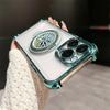New iPhone17Pro rotating gyro bracket, four-corner mobile phone case, Apple 16 lens film, anti-drop protective case.