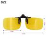 Car Driver Goggles Anti-UVA UVB Polarized Sun Glasses Driving Night Vision Lens Clip On Sunglasses Auto Travel Accessories
