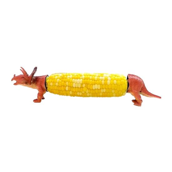 Corn Cob Holders Dinosaur Styling Reusable BBQ Prongs Kids Adults Corn Cob Clip Tableware Accessories