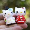 Kimono Cats Imitate Animals Desktop Ornaments Car Toys Stereo