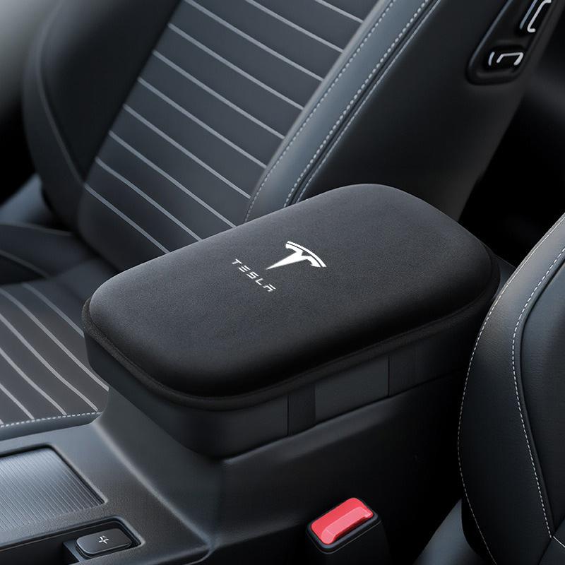 

Comfortable Car Armrest Pad For Tesla Model 3 Model S Model X Model Y High-Density Sponge Center Console Protector Accessories чёрный