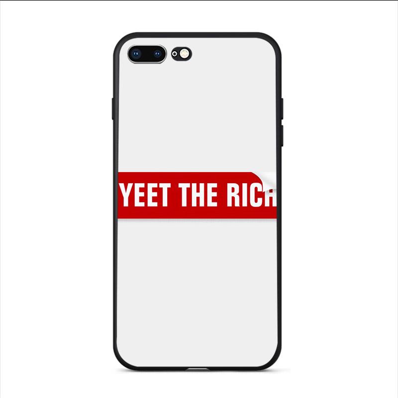 Funny YEET OR BE YEETED Meme Black Soft TPU Phone Case Covers for iPhone 8 7 6 6S Plus 5 5S SE 2020 XR X XS MAX Coque Shell Capa